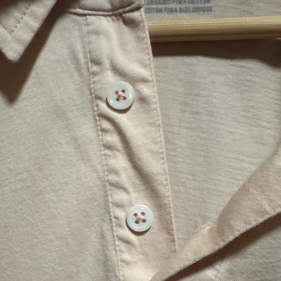 Outerknown Cream Polo Shirt - Picture 3 of 5